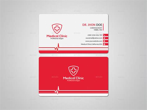 This could be for yourself or for your employees. Doctor Business Card by Dider_Design | GraphicRiver