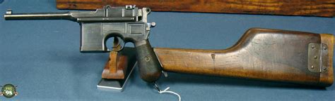 German Ww1 1915 Military Issue Mauser M189612 Broomhandle Pistol With