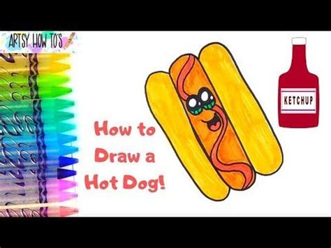 Check spelling or type a new query. Artsy How To's - YouTube | Hot dog drawing, Dog drawing for kids, Drawing for kids