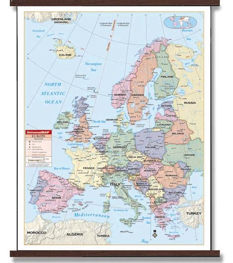 Europe Wall Map