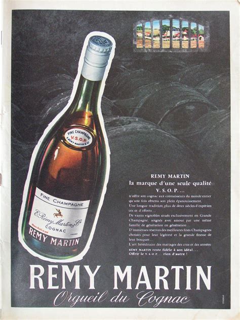 Remy Martin French Advertisement Champagne Advertising Ads Magazine