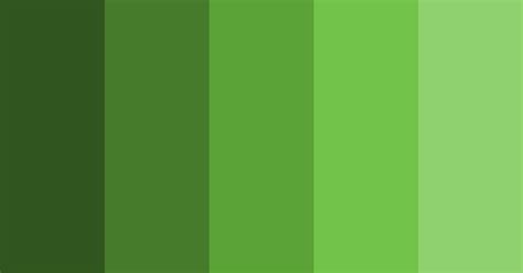 Green Run Color Scheme Green