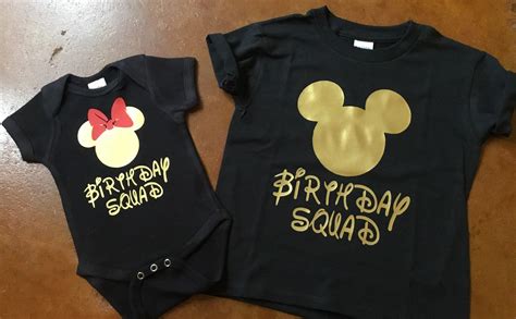Birthday squad birthday party matching shirts matching | Etsy | Birthday squad shirts, Matching ...