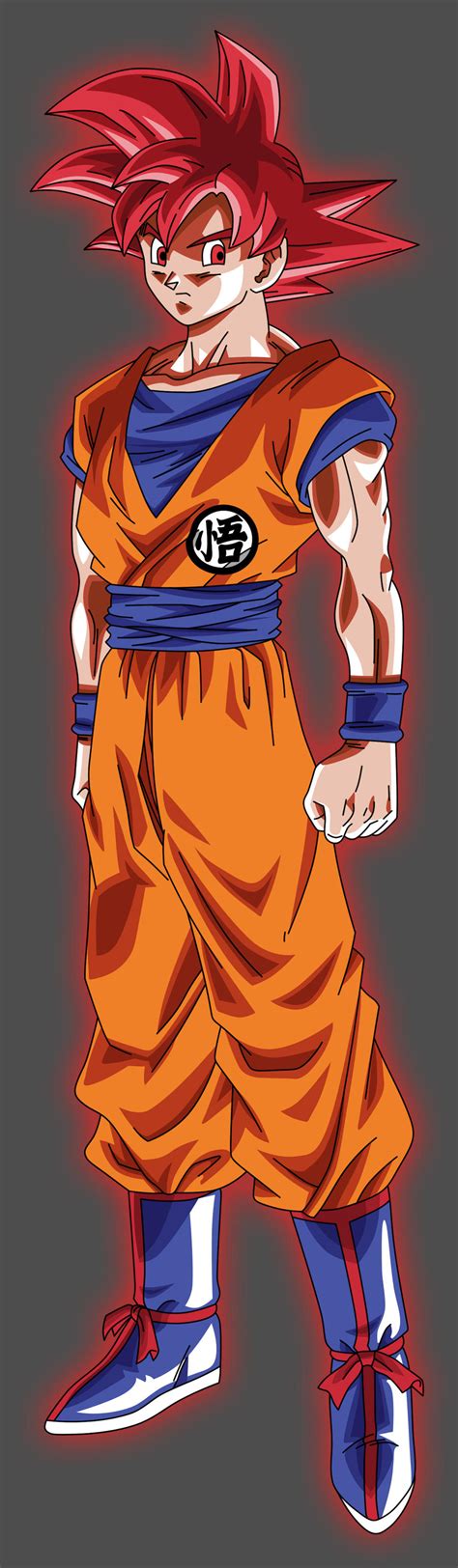 Goku Super Saiyan God From Battle Of Gods By Jordanxyrho On Deviantart