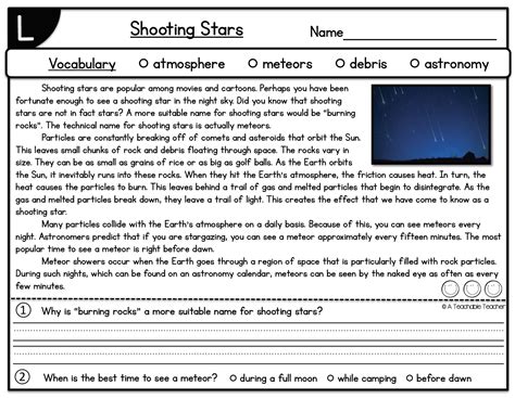 Printable Reading Comprehension Worksheets 5th Grade Multiple Choice