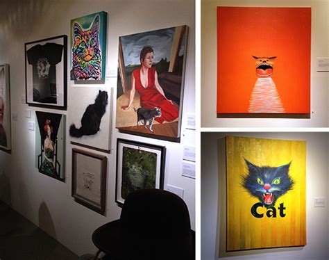 Cat Art Show La Brings Together Incredible Collection Of Cat Art
