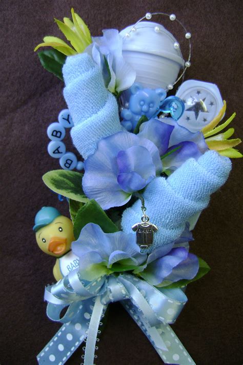 Baby sock corsage, handmade baby sock shower corsage, baby shower gift. Unavailable Listing on Etsy