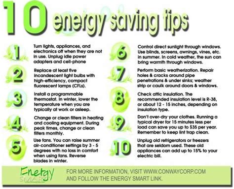Have A Look At This List Of 10 Energy Saving Tips Saving Energy