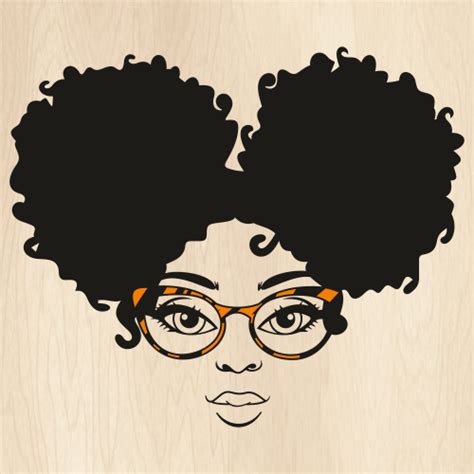 Black Girl In Afro Puffs Svg Afro Hair Svg Unbothered Svg Etsy The Best Porn Website