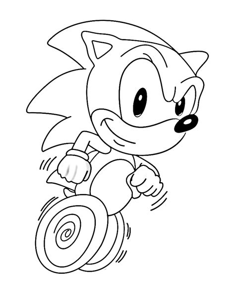 Desenho De Sonic The Hedgehog Para Colorir Tudodesenhos