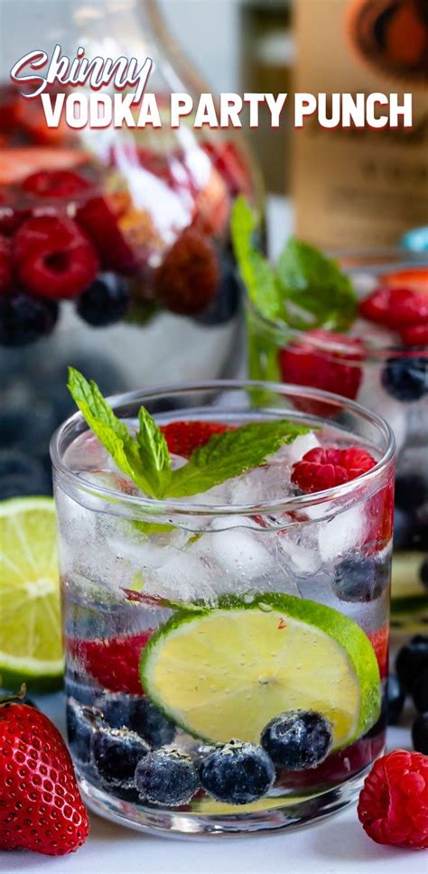 Vodka cocktails are always a hit, and with just a few ingredients, you can mix up some fabulous drinks that will leave your buddies begging for more. Skinny Vodka Party Punch | Recipe | Low carb cocktails, Low carb vodka drinks, Skinny alcoholic ...
