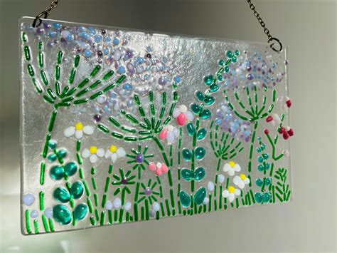 Fused Glass Kit Craft Kit Glass Art Make At Home Fused Etsy Uk