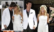 EastEnders star Michelle Collins, 60, weds beau Mike Davidson, 38, and ...