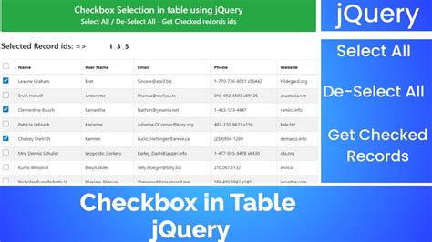 Jquery Table Checkbox Best Answer Ar Taphoamini Com