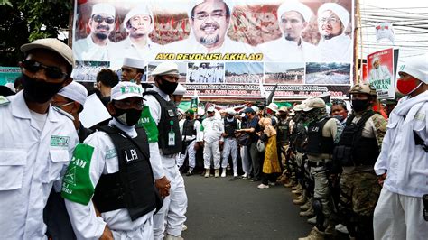 Indonesia Disbands Islamic Defenders Front Over Charges Of Terrorism The New York Times