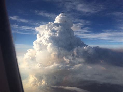Photo Cloud Formation Above Pioneer Fire Shows Wildfires Strength