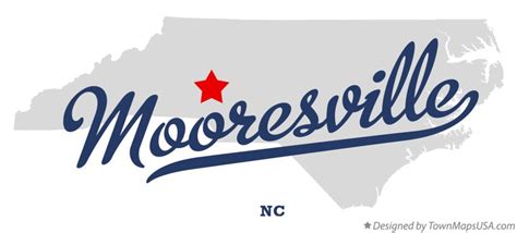 Map Of Mooresville Nc North Carolina