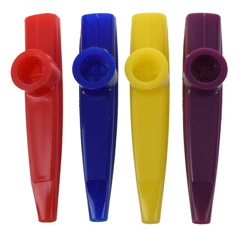 32pcs Colored Plastic Kazoos 4 1116 Inch In Flute From Sports