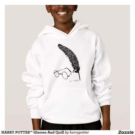 Harry Potter Glasses And Quill Hoodie Hoodies Harry