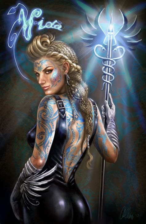Sci Fi Fantasy Character Concept Art Female Mage Healer