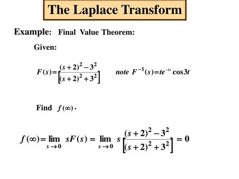 Ppt The Laplace Transform Powerpoint Presentation Free Download Id