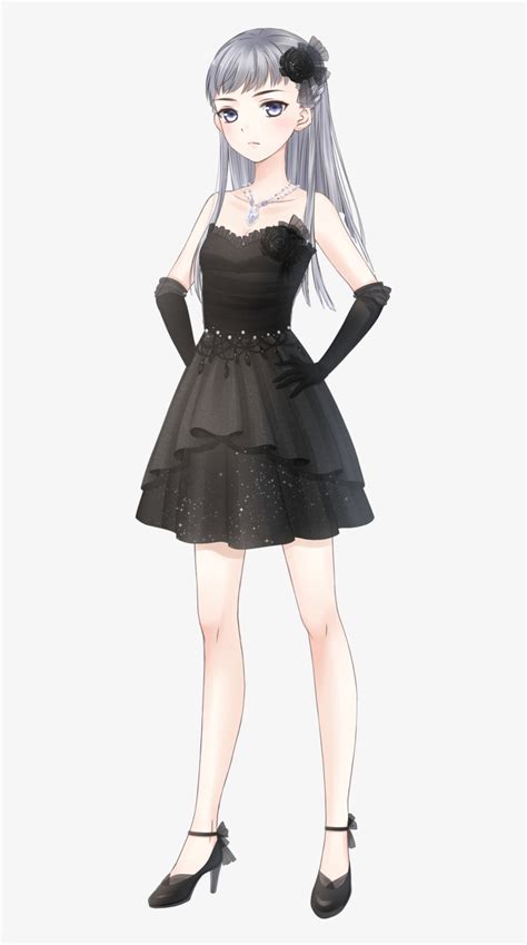 Kimi 16 9 T2 Anime Girl Party Outfit 750x1600 Png Download Pngkit