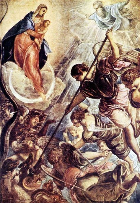 Description Of The Painting By Jacopo Tintoretto The Battle Of