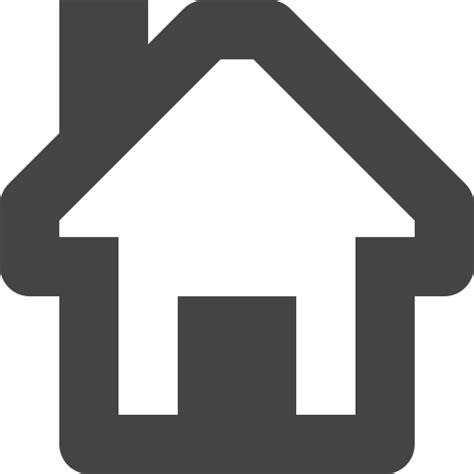 White Color Home Icon Png