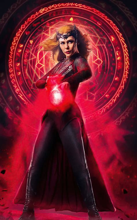 800x1280 Scarlet Witch Doctor Strange In The Multiverse Of Madness 4k