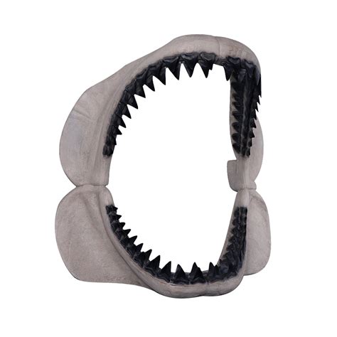 Life Size Megalodon Shark Teeth 50 Inch Giant Replica Jaws Wall Decor