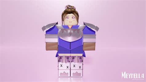 Artstation Roblox 3d Clothing Female Knight Armor