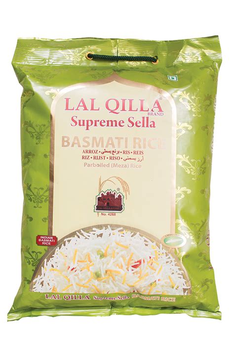 Delivered as per slot selection. LAL QILLA - GOLDEN BROWN SELLA BASMATI RICE 5kg - The ...