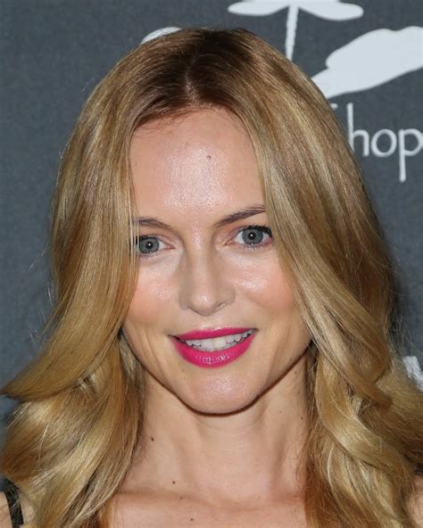 Heather Graham Wearing Skimpy Black Leather Mini Dress At The Echoes Of