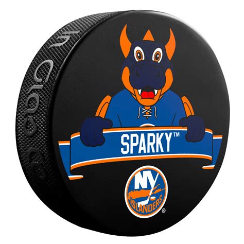 puck mascot inglasco nhl new york islanders sportartikel sportega