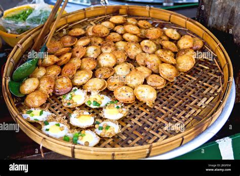 Traditional Burmese Street Food In Yangonburma Stock Photo Alamy