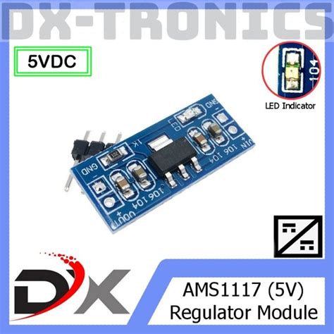 Jual Ams1117 5v 1a Dc Dc Regulator Step Down Power Supply Module Di