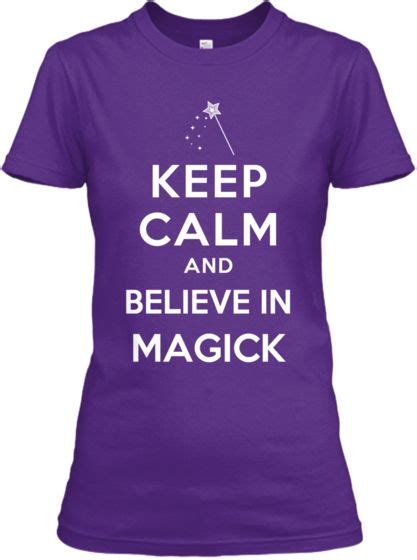 New Keep Calm And Believe In Magick Tee Mens Tops Tees Mens Tshirts