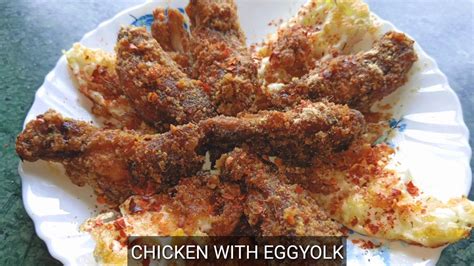 Whisk them again and then pour them into an airtight freezer container. Egg yolk chicken recipe | wowmili - YouTube