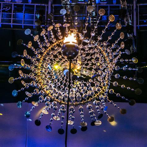 Rio 2016 Cauldron Complemented By Kinetic Sculpture Anthony Howe