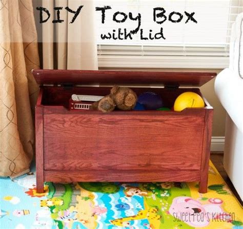 Diy Toy Box With Lid Diy Wood Box Diy Kids Furniture Diy Toy Box