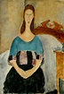 "Portrait of Jeanne Hebuterne, Seated, 1918" Amedeo Modigliani ...