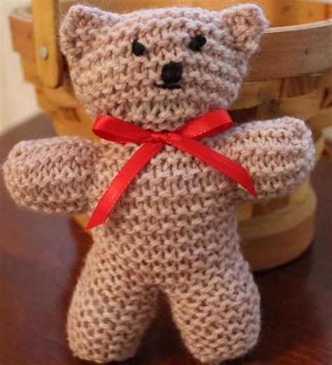 Knitting Pattern For Henry The 5 Inch Knit Bear Is Included In A Hug