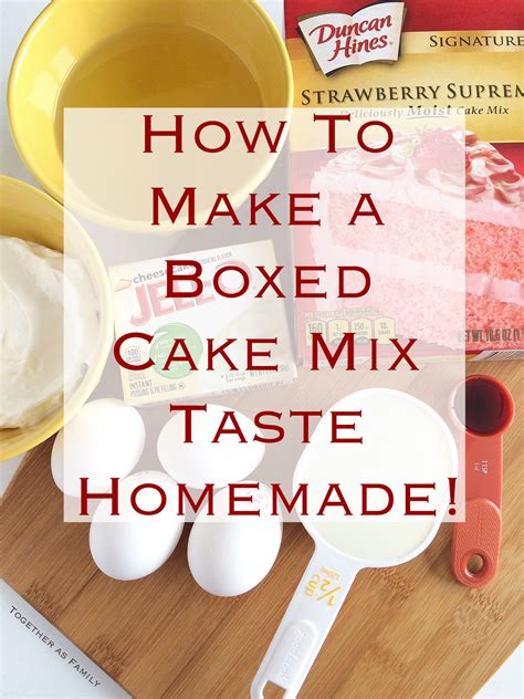 Detailed tips and tricks on how to make this yellow cake from scratch when you do not need to make the yellow cake mix. How to make a boxed cake mix taste homemade {"doctored up ...