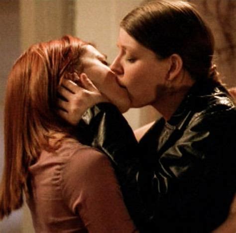 Alyson Hannigan And Amber Benson In Buffy The Vampire Slayer R