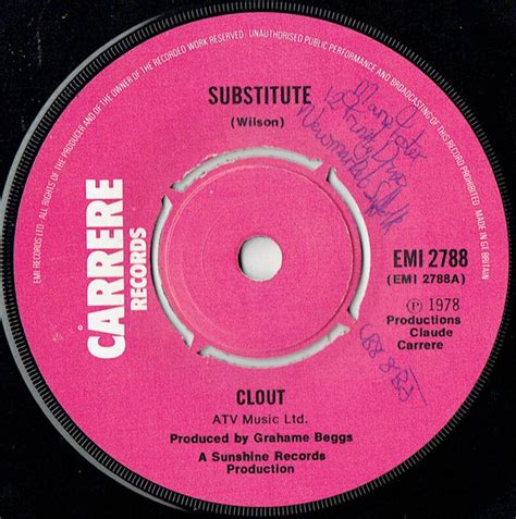 Clout Substitute Vinyl At Discogs