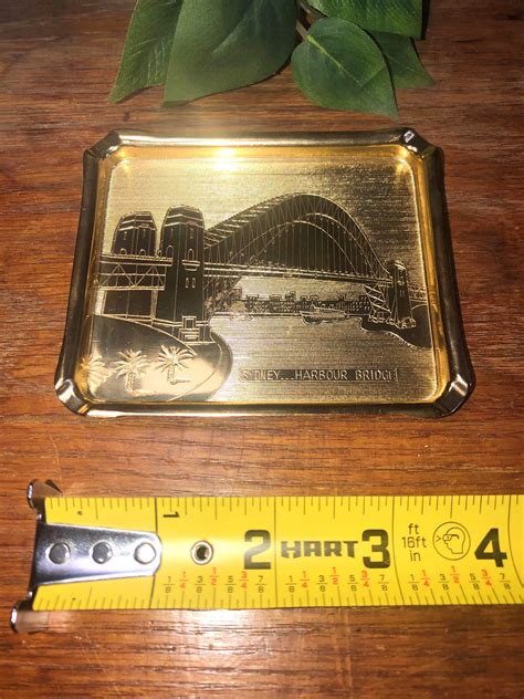 Small Vintage Sydney Harbour Bridge Trinket Dish Jewelry Etsy Canada