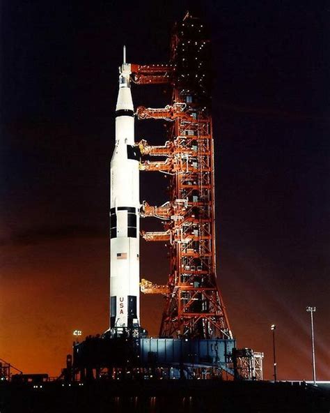 Apollo 8 Saturn V Rocket Launch Nasa 8x10 Silver Halide