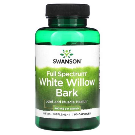 Swanson White Willow Bark Mg Capsules Mg Caps Fred Meyer