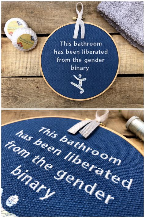 All Gender Bathroom Door Sign Nonbinary Inclusive Toilet Etsy Bathroom Humor Gender Neutral