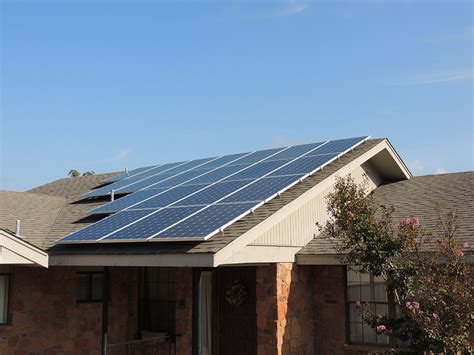 Roof Mounted Solar Panels For Home In Austin Tx Hesolar